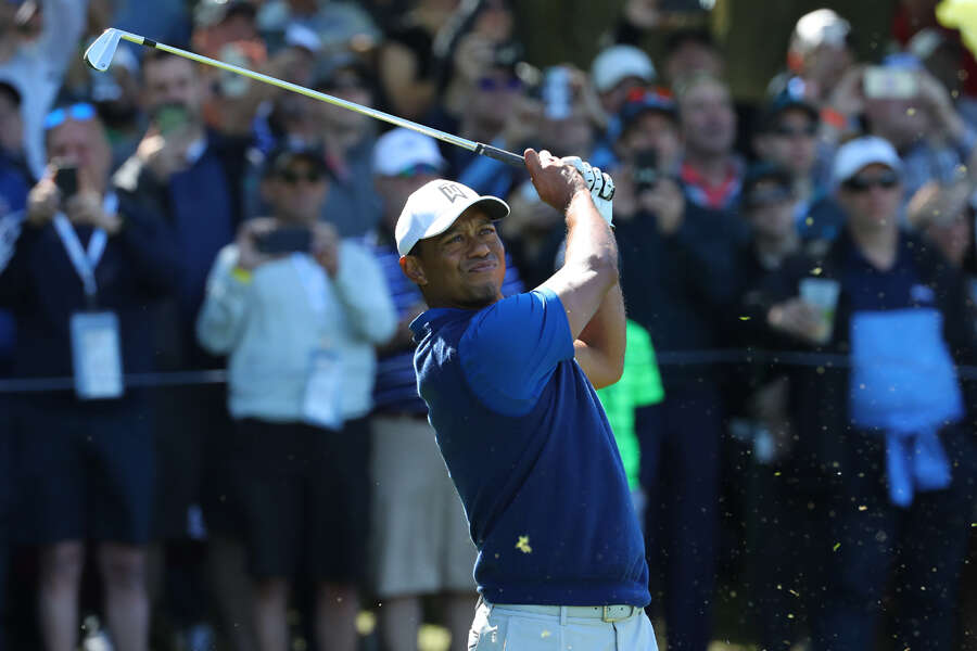 Tiger Woods struggles through PGA Championship