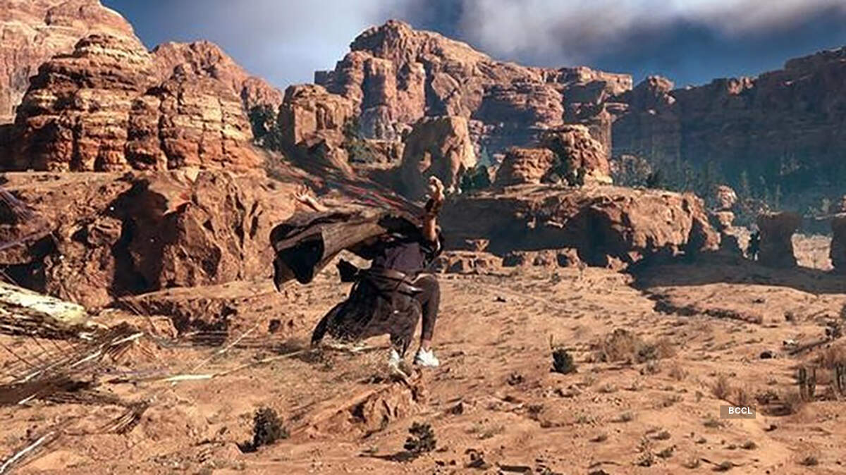 Ella Balinska fights wolves and dragon in video game 'Forspoken'